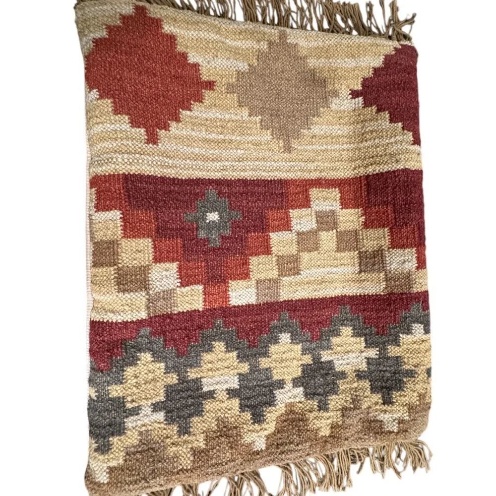 Pottery Barn southwestern decorative kilim tapestry pillow case